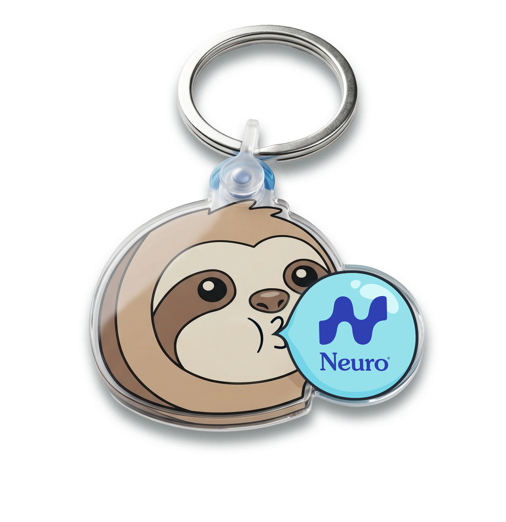 Feeling Slothy keychain